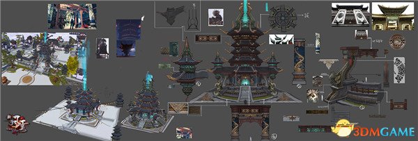 天下会构造原画设定稿