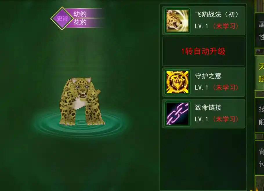 热血江湖手游龙猫_龙猫属性天赋技能_热血江湖宠物介绍